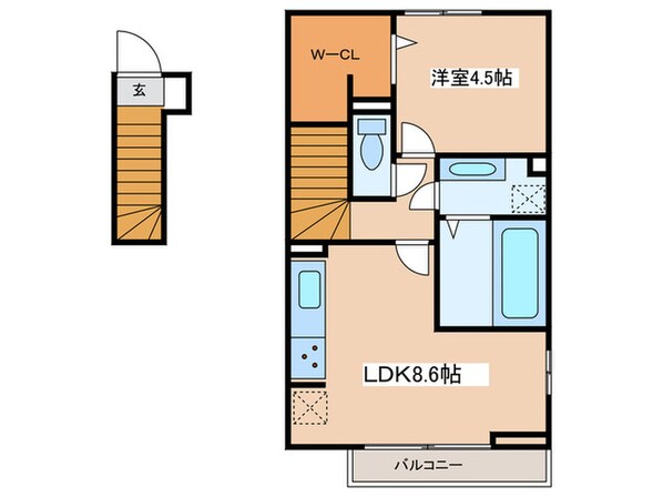 サフィール富士見台の物件間取画像